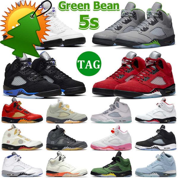 

jumpman new 5 retro basketball shoes men 5s green bean dark concord racer blue raging bull red suede jade horizon sail what the easter mens