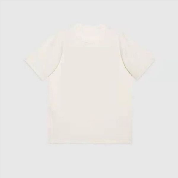 

22ss men plus tees designer t shirts letter print short sleeve crew neck streetwear black white xinxinbuy s-2xl, Black;brown