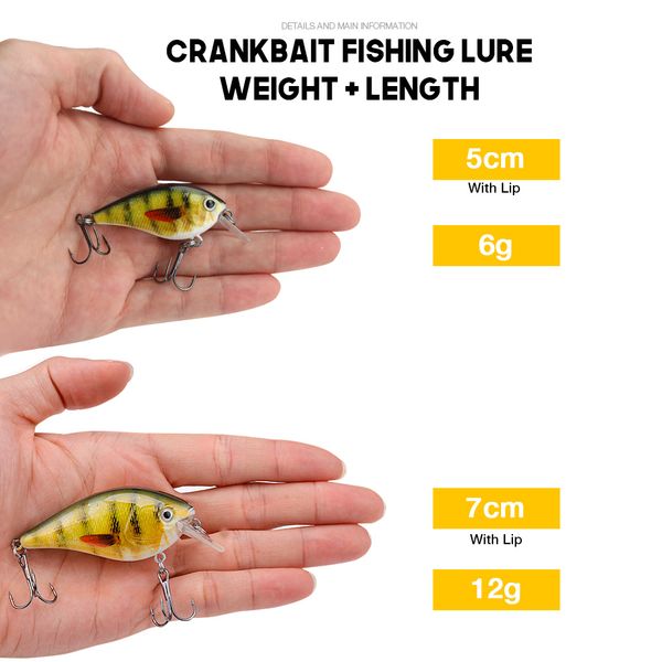 

artificial fishing baits fishingfishing lures 5cm/7cm crankbaits fishing lure floating wobblers for pike black minnow lures for fishing
