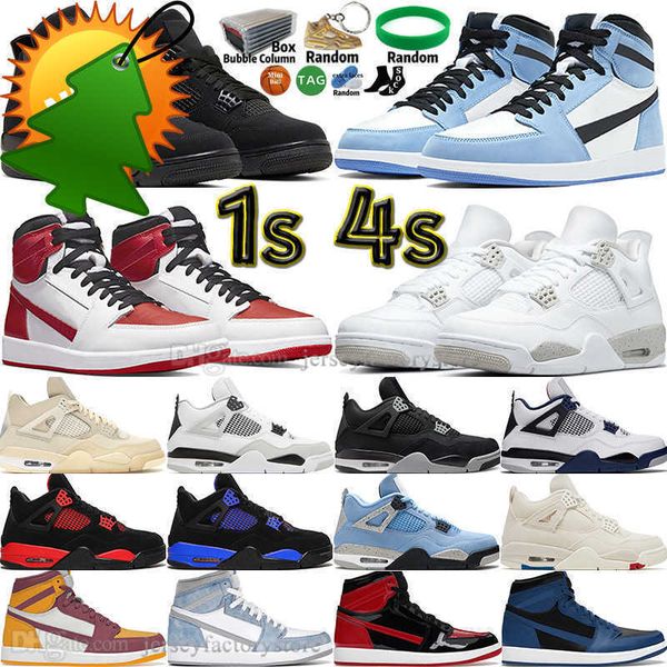 

black outdoors cat white oreo sail military 4 4s mens basketball shoes 1 1s university blue heritage patent bred dark mocha fire red