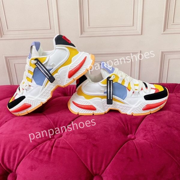 

new men casual shoes designer women travel leather lace-up sneaker fashion running trainers letters woman shoe flat printed gym sneakers siz, Black