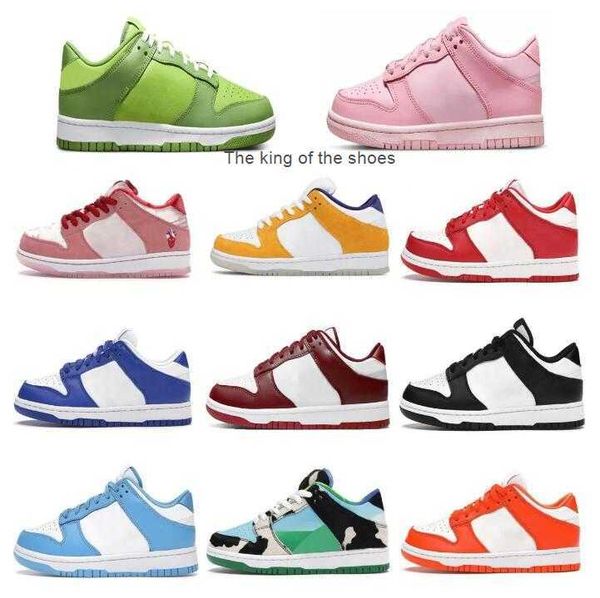 

2023 2023 og kids shoes sb dunks low sneakers designer chunky dunke youth baby toddler trainers retro black pink kid infants shoe white chil
