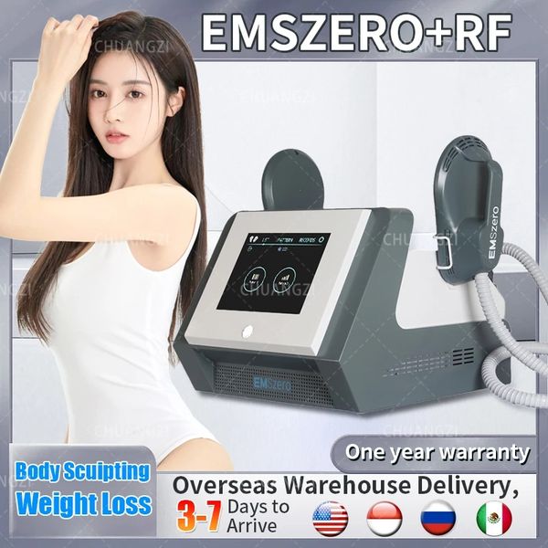 

emslimming latest rf equipment emszero nova 14 tesla hi-emt machine with 4 handles stimulate fat muscle muscle exercise