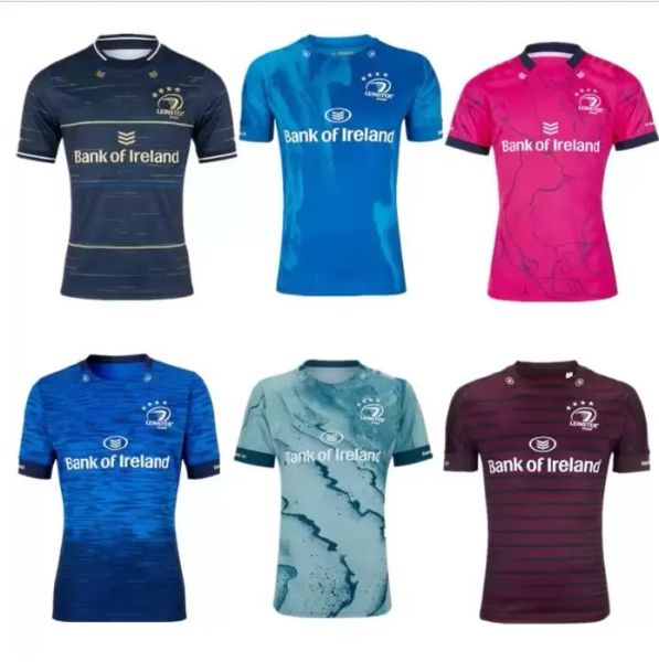

2021 2022 leinster rugby jersey home away european alternate ireland irish club shirt size s-3xl, Black;gray