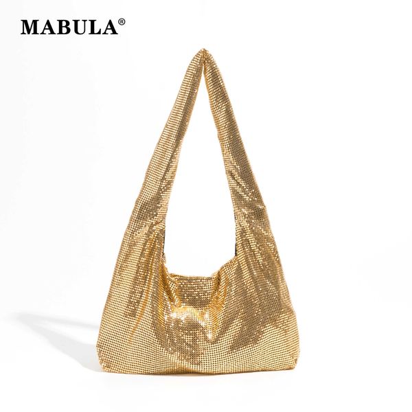

bling sequin mesh women evening handbag 2023 trend lightweight hobo shoulder bag sparkly clutch purse for club wedding 230315