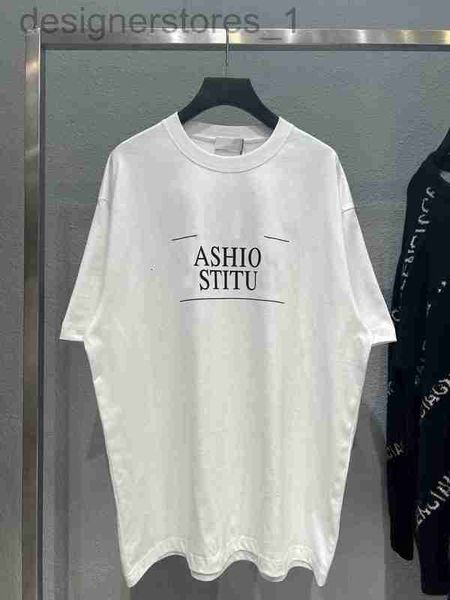 

men's casual shirts designer front printed fashion academy short sleeve front and back english letters for men women sdkg, White;black
