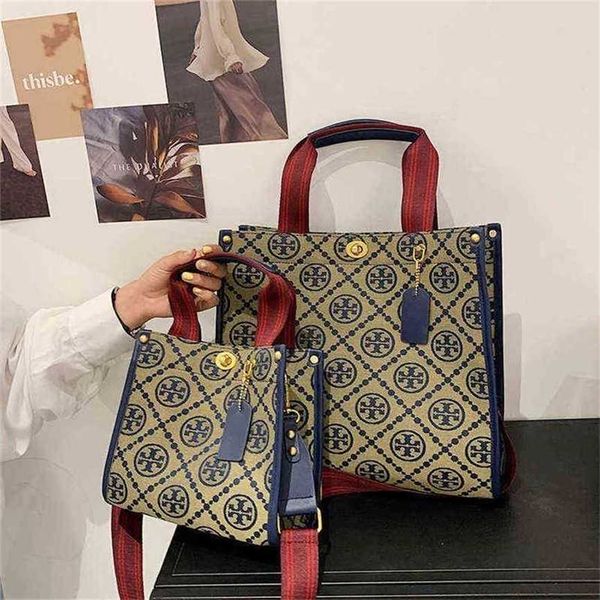 

handbag 2023 fashion women's bag leather quality handbag portable canvas women's shoulder messenger printed letter college student
