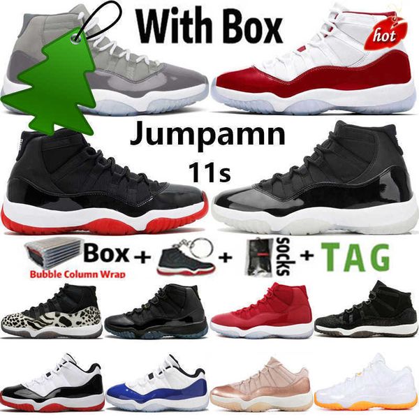

2023 ogs with box high 11 jumpman og 11s mens basketball shoes cherry unc cool grey pure violet animal instinct 25th