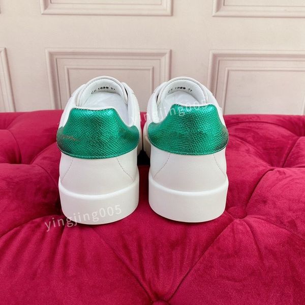 

new fashion casual shoe womens sneaker leather handmade woman designer multi gradient shoes men women sports tennis espadrille, Black