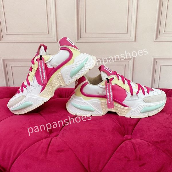 

new casual shoes trainers women flats platform sneakers designer oversized white black leather luxury velvet suede womens lace up2023