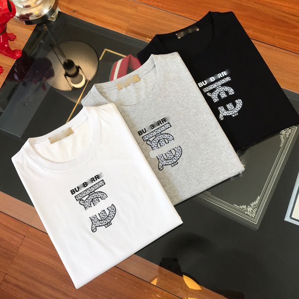 

fashion mens t shirts women designers tshirt tees apparel man s casual chest letter shirt clothing polos sleeve woman clothing couple outfi, White;black