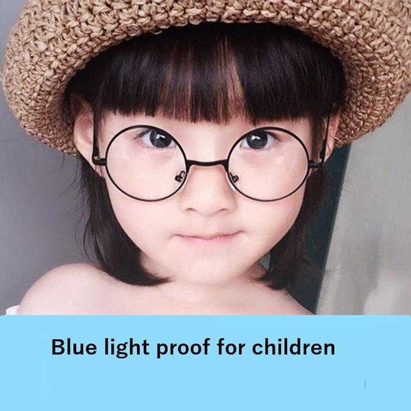 

anti blue light children goggles prince glasses round metal optical frame plain