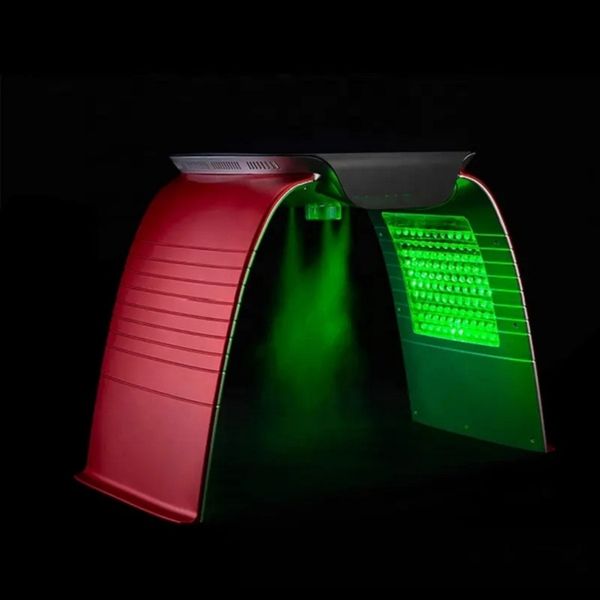 

foldable pdt spray spectrometer 7 color led light ptherapy facial machine face care spa lighttherapy beauty led mask