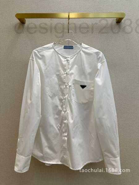

women's blouses & shirts designer casual commuting neutral loose solid color long-sleeved shirt s3zy, White