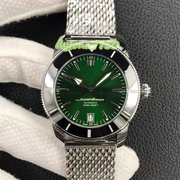 

2023 g8 watch diameter 42 mm equipped with b20 automatic chain movement sapphire glass mirror ceramic ring one-way rotation cnc machine engr, Slivery;golden