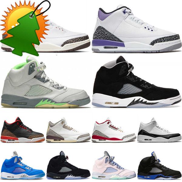 

st new quality jordns jumpman 3s basketball shoes 3 neapolitan kumquat dark iris 5s green bean racer blue oreo 5 black metallic mens