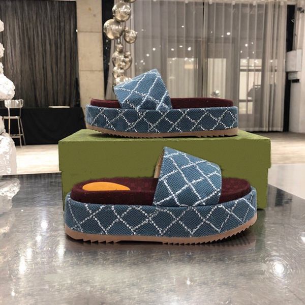 

2023 luxury designer slippers women men rubber leather slide sandal dress shoe wedges sandal beach sandal summer platform slidethick bottom, Black