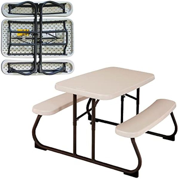 

lifetime 280094 kid s picnic table size 1 almond korum chair