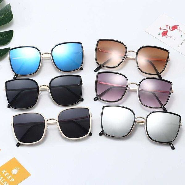 

winter arrival fashion kids sunglasses male and female baby square frame glasses, Blue