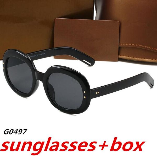 

luxury sunglasses designer letter womens mens goggle senior eyewear for women eyeglasses frame vintage metal sun glasses g0497, White;black