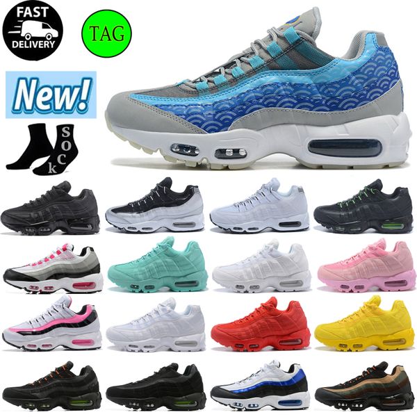 

max 95 mens casual shoes classic og 95s triple black white navy blue neon soft sole solar red smoke grey greedy 3.0 sneakers 20th anniversar