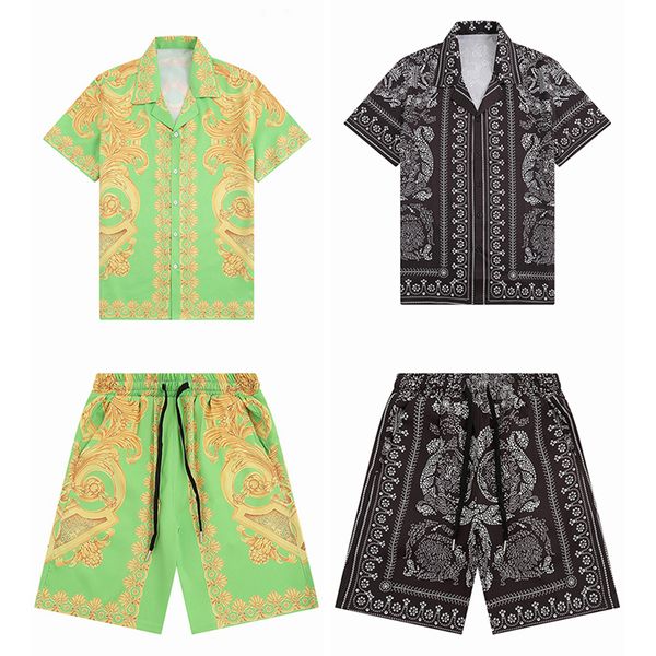 

man casual vacation shirt designer summer loose t shirt luxury diamond printed tees hip hop street skateboard, White;black