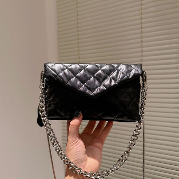 

womens leisure mini soft cloud bags calfskin leather diamond lattice quilted silver metal hardware chain strap crossbody shoulder handbags d