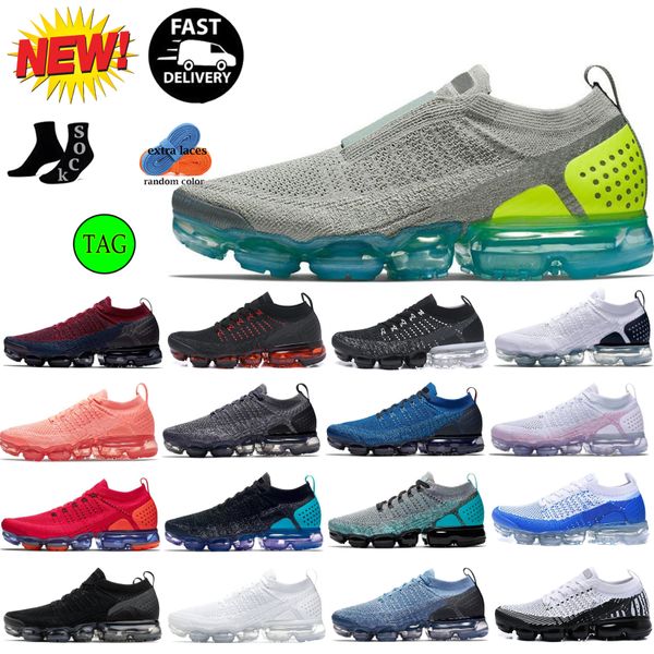 

2023 vapores max plus running shoes fly knit 2.0 3.0 cushion mens triple black metallic gold zebra sail oreo sapphire blue designer sport sn