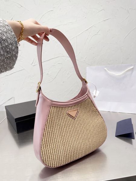 

designer bag tote bag women cross body handbags fashion luxury handbags straw artwork totes interior slot pocket totes