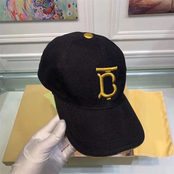 

curved brim fitted hats b designer mens baseball caps outdoor portable beach cappello with embroidery letter black glossy fashion accessorie, Blue;gray