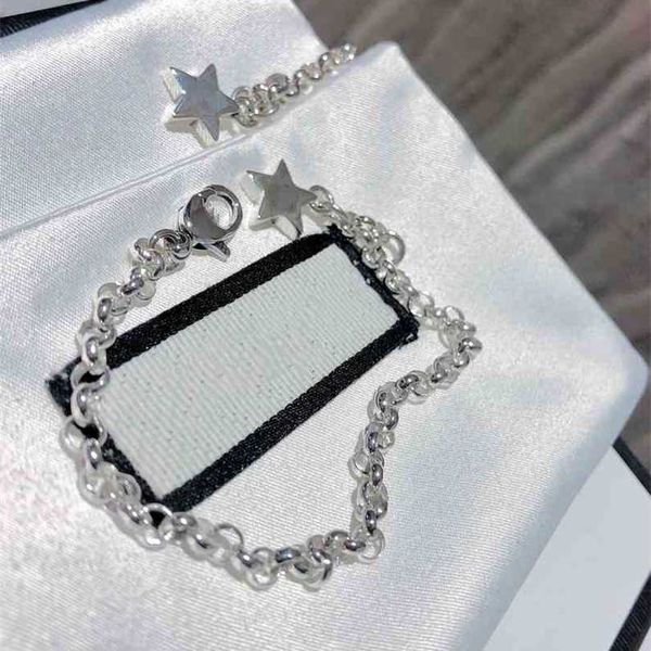 

bracelet 2023 new 925 sterling silver star tassel bracelet headpiece, Black