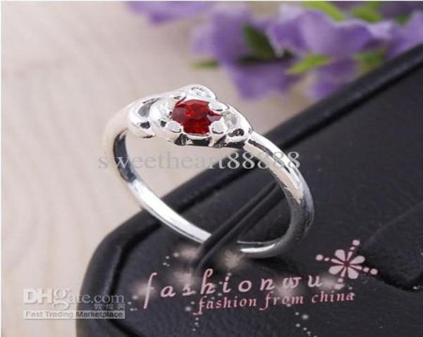 

100pcslot silver plated mix style rhinestone crystal rings fit for wedding birthday graduation party fashion jewelry9797245