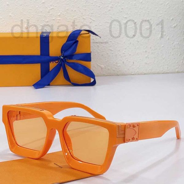 

sunglasses designer 2022 season colors millionaire fashion trend orange z1165w thickened square frame ladies shopping party vacation m5xw, White;black