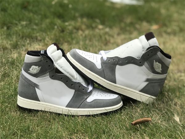 

shoes high og 1 1s washed heritage black dz5485-051 sports sneakers smoke grey sail outdoor trainers womens original 7-13