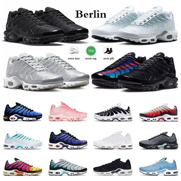 

2023 men women tns shoes plus tn running shoe mens sneakers unity triple black white hyper blue atlanta rainbow dusk sports trainers big siz