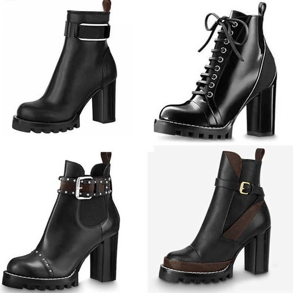 

designer women martin desert boots high heels ankle boots vintage print jacquard textile classic platform flat ankle boot outsole shoes 36-4, Black