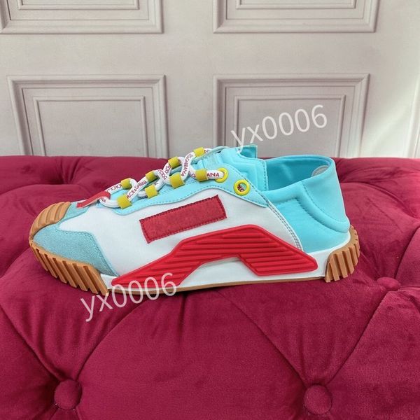 

2023new women suede leather trainers fashion stylist shoes leisure shoe platform lace-up print sneaker ship within, Black