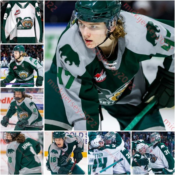 

hockey silvertips stitched jersey everett tyler palmer matthew paszkiewicz raphael pelletier andrew petruk austin roest dominik rymon oren s, Black