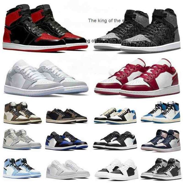 

2023 og2023 og 1 1s og low basketball shoes rebellionaire patent bred brotherhood dark marina university blue mocha shadow wolf grey cardina, Black