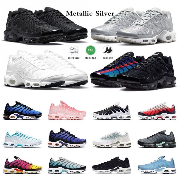 

plus tn men running shoes tns women sneakers berlin unity triple black white mica green hyper blue fury metallic silver atlanta fire oreo me