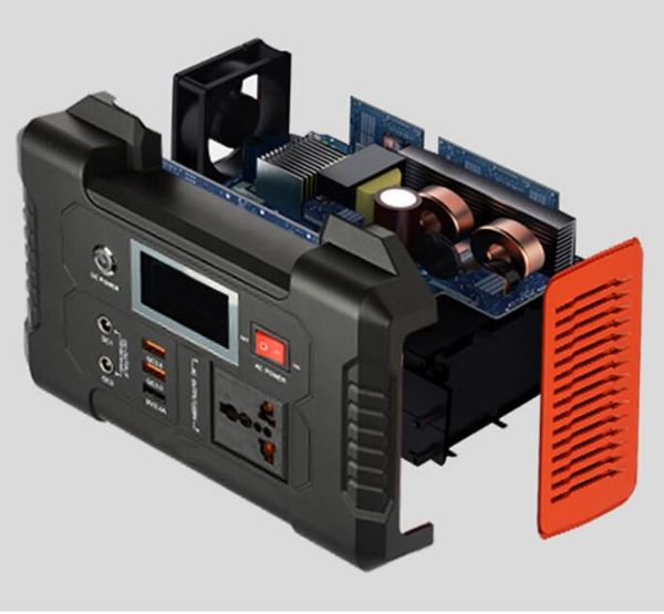 

portable energy power station 220v 200w solar generator 4800mah battery station pure sine wave for outdoor devices