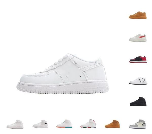 

kids 2023 fashion shoes force 1 boys girls shadow triple white black spruce pale ivory washed coral sapphire athletic outdoor designer outdo