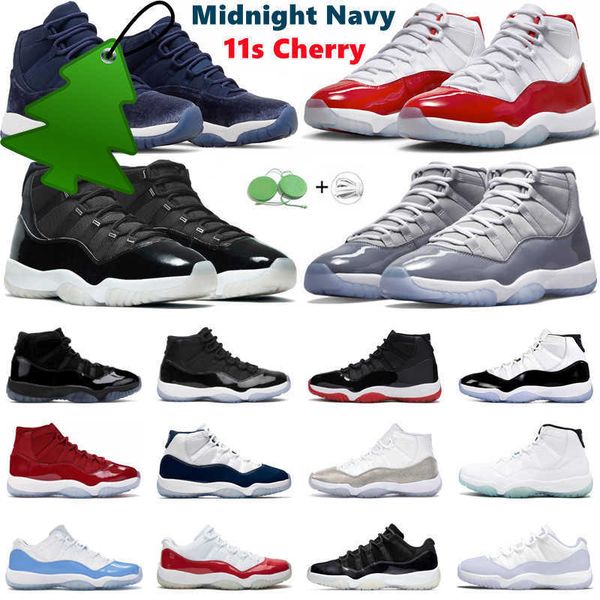 

11 classic retro basketball shoes men women 11s cherry midnight navy cool grey 25th anniversary 72-10 low bred pure violet mens trainers