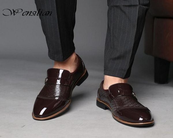 

business formal shoes mens dress shoes leather casual shoe classic social shoe oxford for men fashion zapatillas hombre3804367, Black