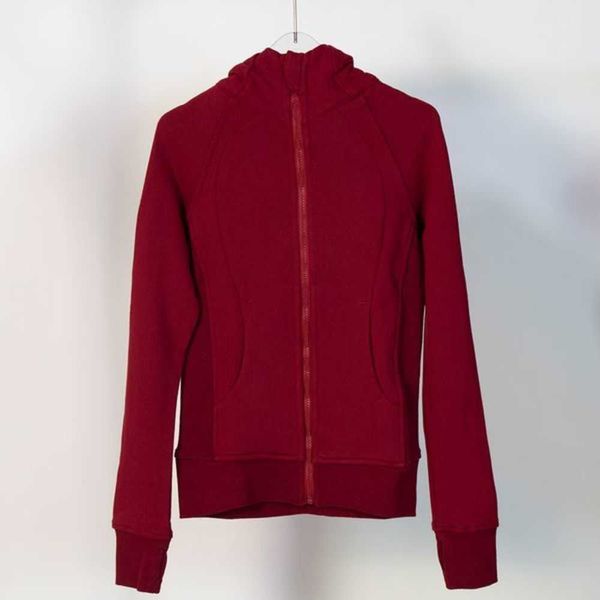 

23new yoga wear womens define hooded jackets sweatshirts designers sports coats double-sided sanding fitness cing3kfm, Black