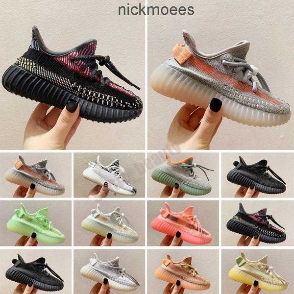 

black yeezies boy yeezzys 2023 children kids running shoes and girl yellow core sports shoes sneakers baby for lzgr k28t, Blue;gray