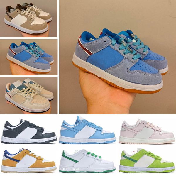 

sb velvet kids shoes chaussures flat beautiful platform casual sneakers luxury designers childrens leather solid colors, Black