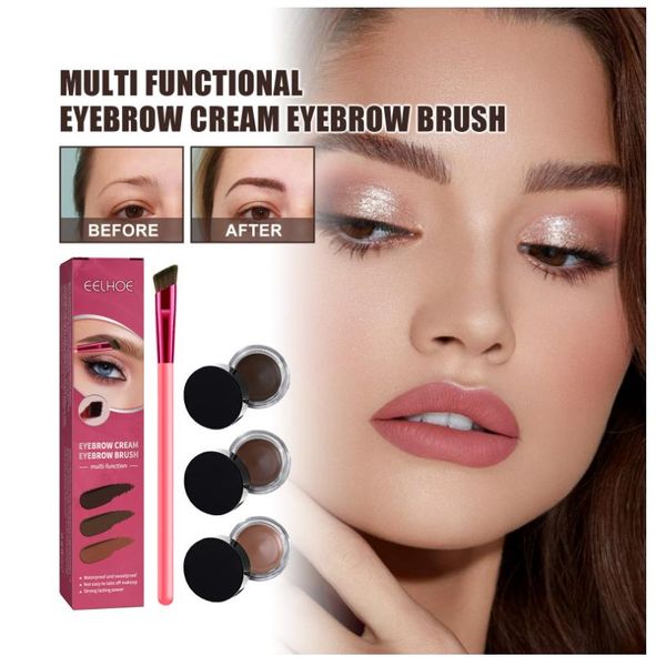 

eelhoe eyebrow enhancers dipbrow pomade and eyebrow brush kit