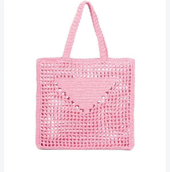 

women straw shopping bag wine coconut fiber tote bags ladies summer fashion beach crochet pouch4890708