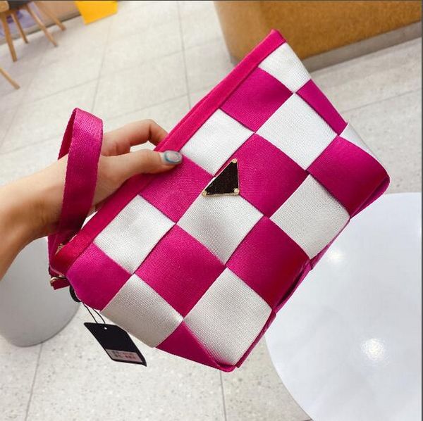 

pada quality new hand bag travel toiletry pouch protection makeup clutch womens leather waterproof cosmetic bags for women with dust bag kh